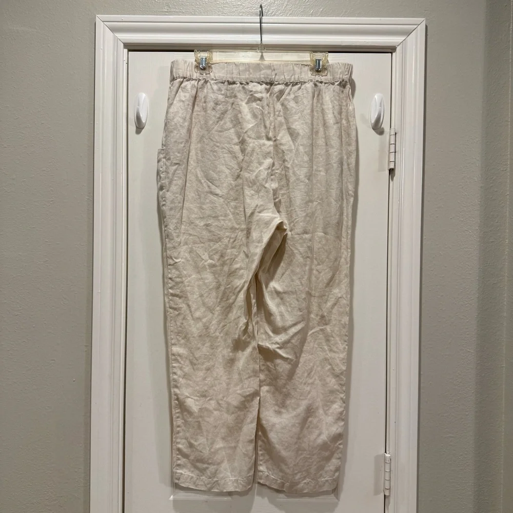 Quince Men's Light Beige/Tan Linen Blend Chinos